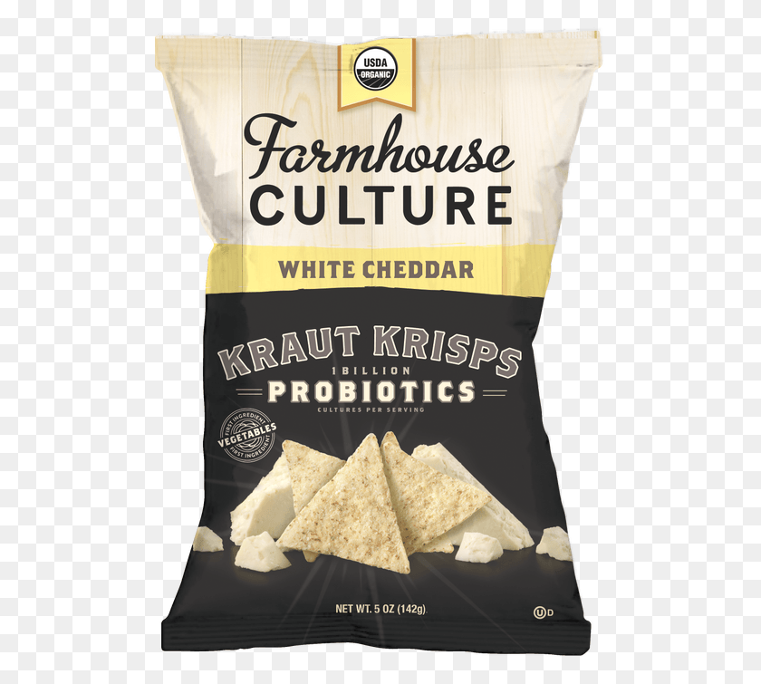 497x695 What Could Be Better To Pair With The Tangy Crunch Farmhouse Culture Kraut Krisps, Bread, Food, Flour HD PNG Download