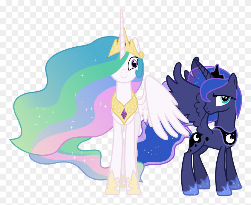 998x800 What Do You Think Princess Celestia And Princess Luna Mlp Princess Luna And Celestia, Graphics, Toy HD PNG Download