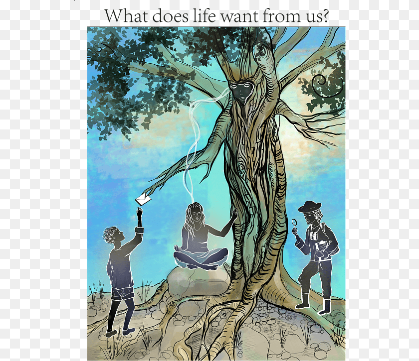 545x725 What Does Life Want From Us By Sofia Jain Schlaepfer Cartoon, Book, Comics, Publication, Person PNG