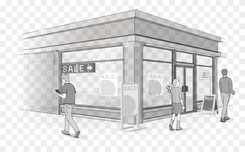 1904x1124 What Does The Storefront Of The Future Look Like Slide Architecture, Person, Human, Pedestrian HD PNG Download