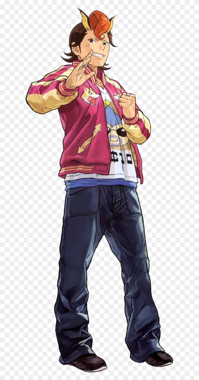 627x1539 What Happened To The Original Character Designer Of Ace Attorney Apollo Justice Kitaki, Clothing, Apparel, Person HD PNG Download