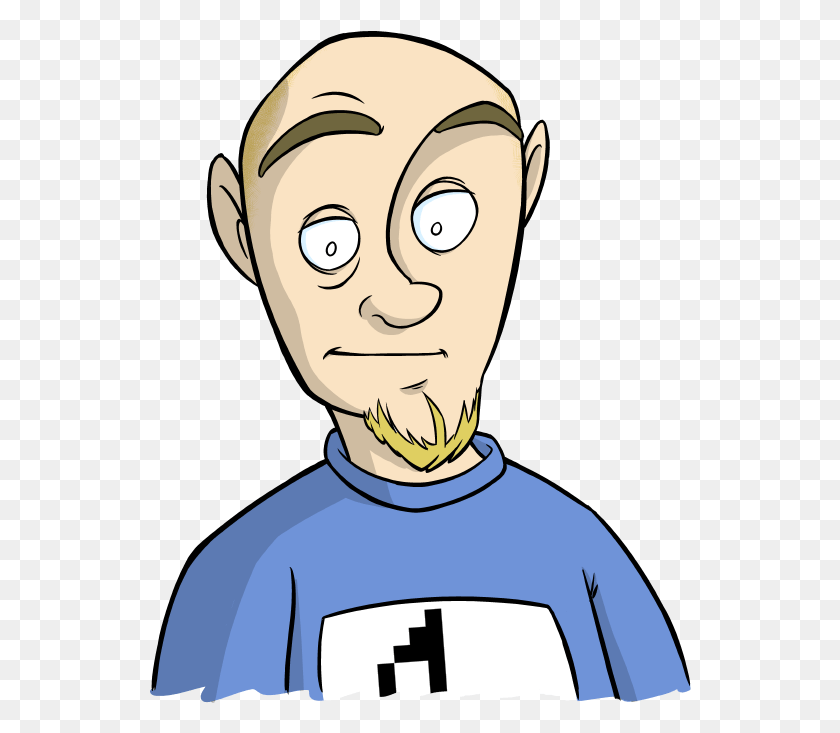 542x673 What If Brentalfloss Was A Drawing Cartoon, Face, Head, Portrait HD PNG Download