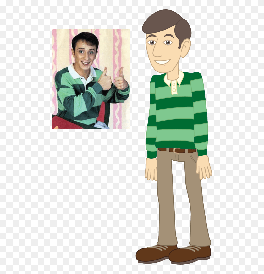 510x810 What If Netflix Rebooted Blue39S Clues Steve From Blue39S Clues Balding, Person, Human, Clothing Descargar Hd Png