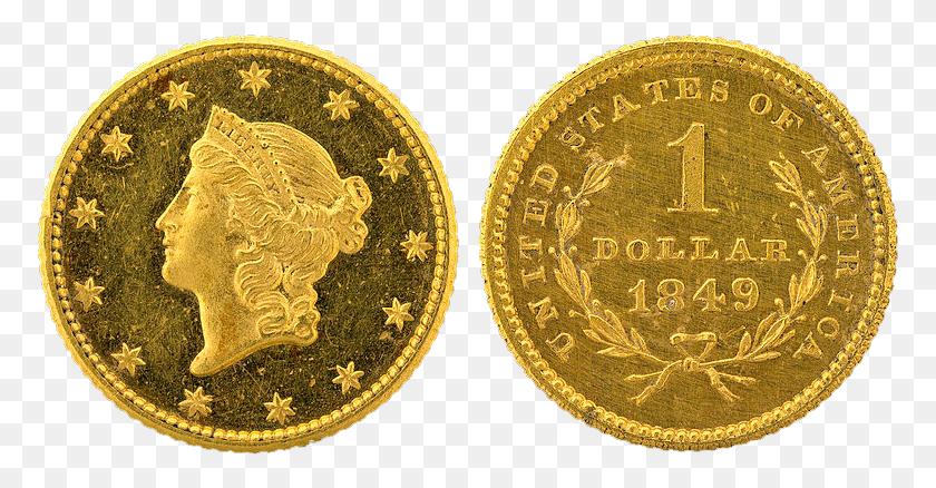 773x378 Descargar Png / Moneda De Oro Png