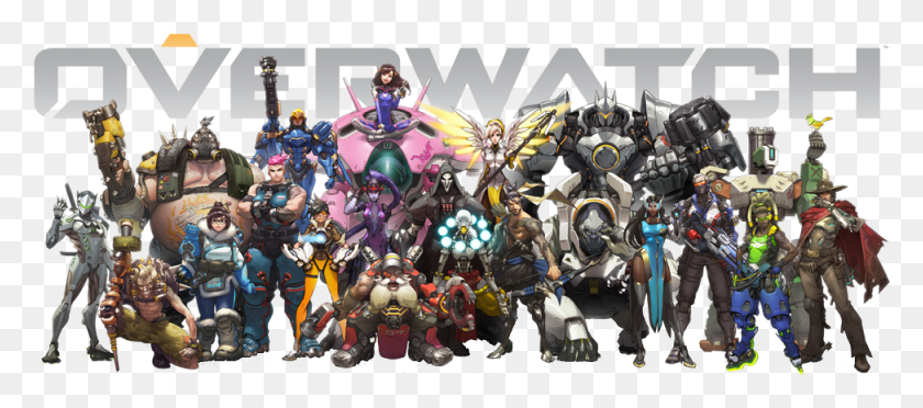 974x390 What Is Overwatch Overwatch All Heroes Poster, Person, Human, Helmet HD PNG Download