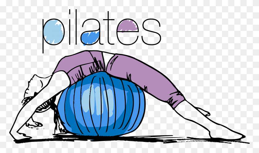 3000x1678 What Is Pilates Pilates Illustration, Pillow, Cushion, Ball HD PNG Download