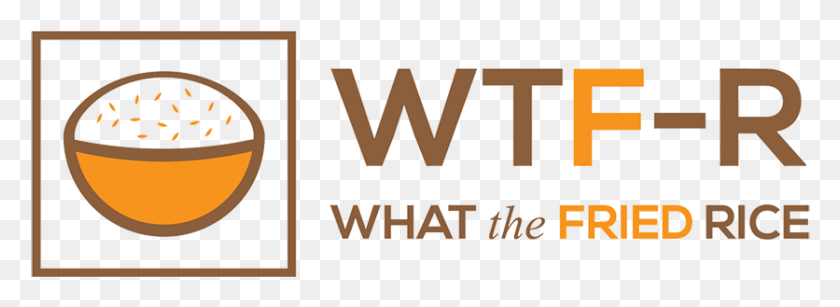 836x265 What The Fried Rice Logo, Word, Label, Text HD PNG Download