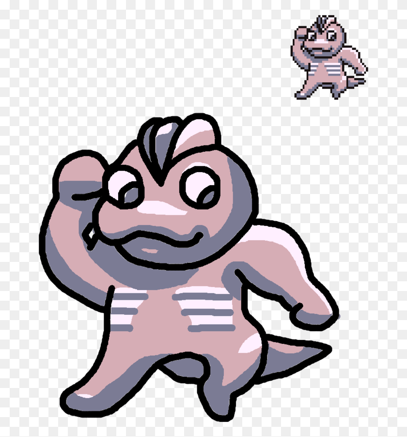 681x841 What The Shit Was Up With Machop39s Gen 1 Sprite Registeel Sprite, Face, Performer, Food HD PNG Download