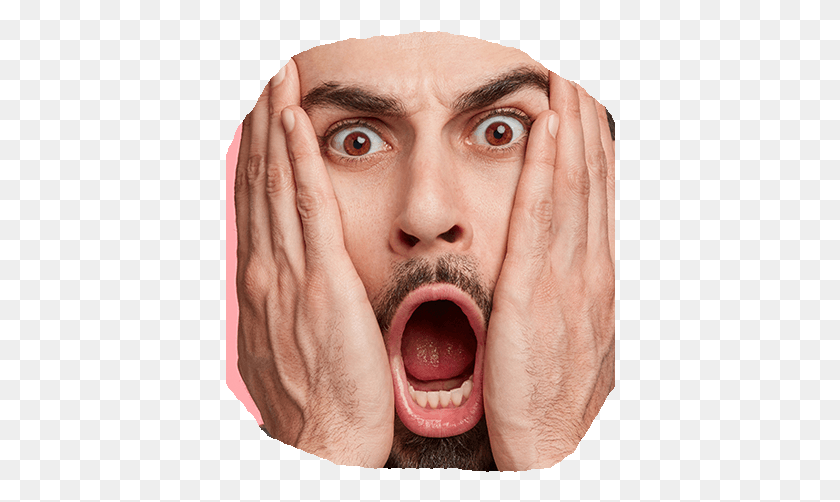 390x442 What The Tongue, Jaw, Head, Face HD PNG Download