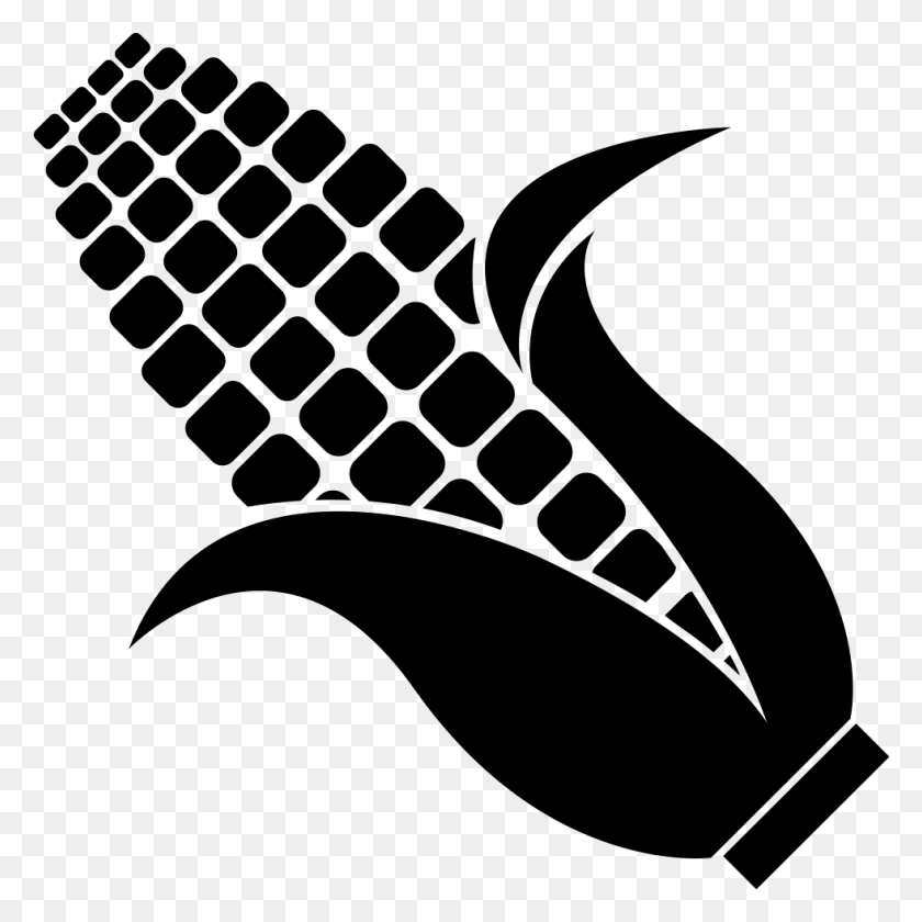 981x982 What We Do Corn Vector Black And White, Stencil, Rug HD PNG Download