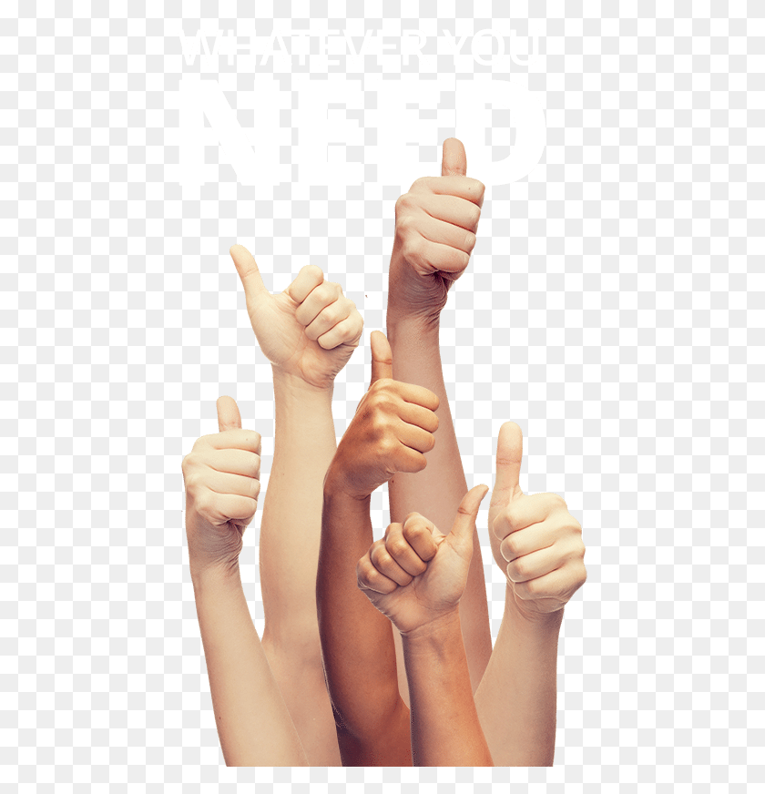 451x812 Whatever You Need Sign Language, Thumbs Up, Person, Finger HD PNG Download
