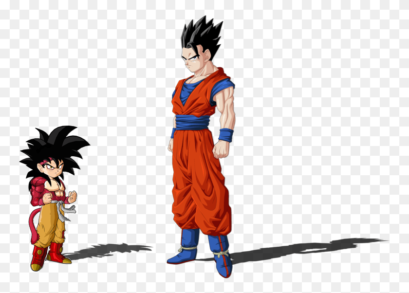 764x542 Whatif In Dragonball Gt Goten Was A Kid Then Achieved Mystic Gohan, Costume, Person, Human HD PNG Download