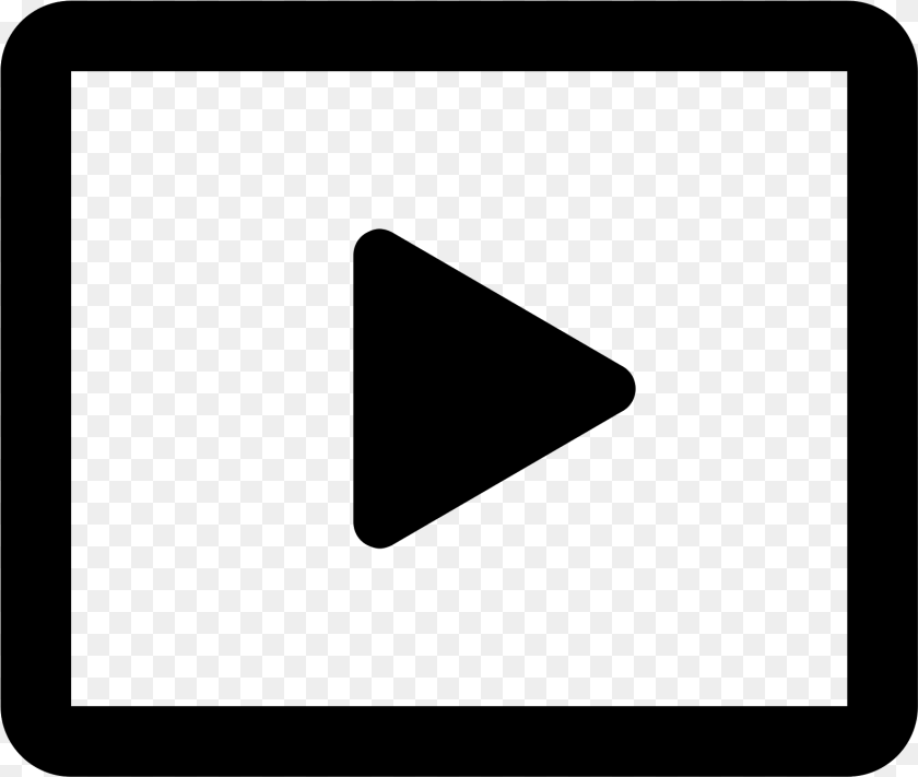 Whats New Video Icon, Gray Transparent PNG
