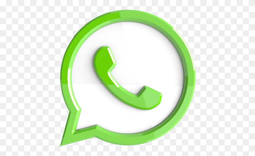 453x455 Whatsapp Logo Wa Logo 3d, Symbol, Tape, Recycling Symbol HD PNG Download