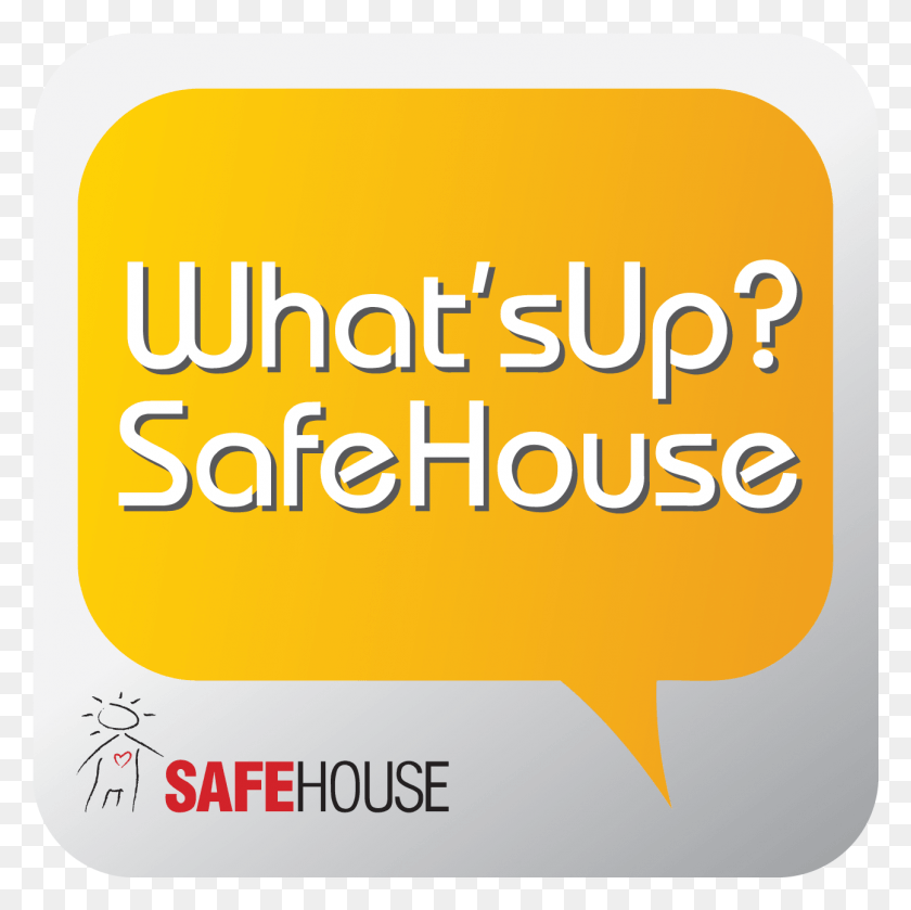 1294x1293 Whatsupsafehouse App Whats Up Safe House, Text, Label, Plant HD PNG Download