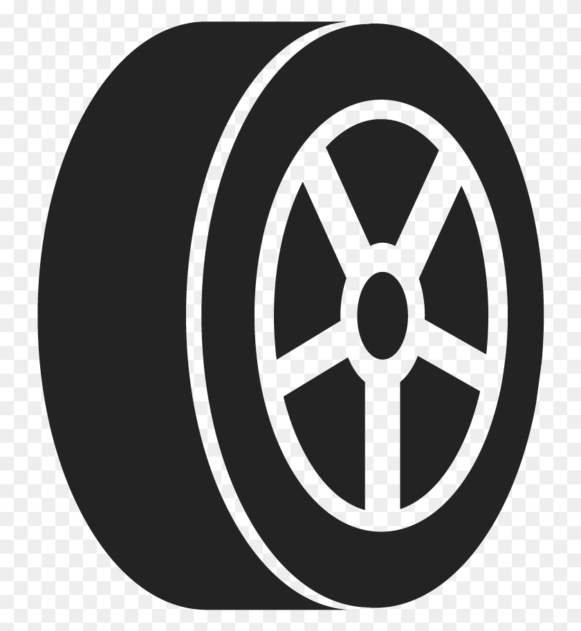 734x852 Wheel Amp Tire Coverage Circle, Machine, Spoke, Car Wheel HD PNG Download