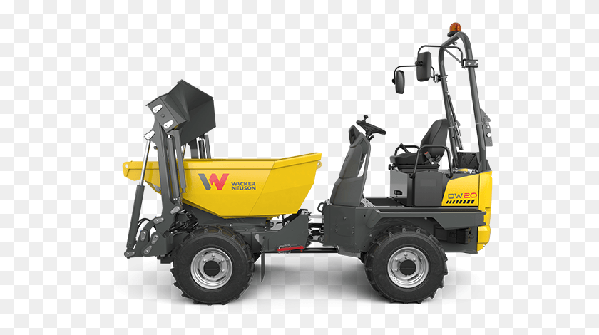 542x410 Wheel Dumper Dw20 With Self Loading Device Bulldozer, Vehicle, Transportation, Tractor HD PNG Download
