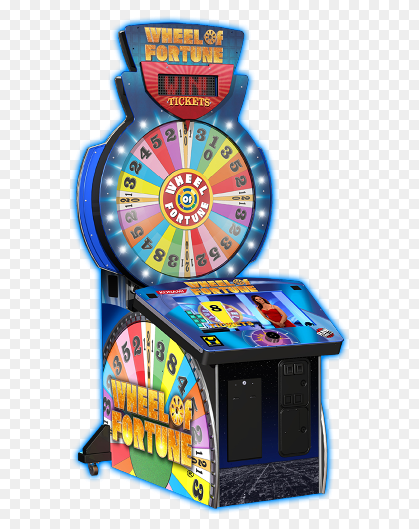 566x1001 Wheel Of Fortune Video Cabinet Wheel Of Fortune Arcade Game Raw Thrills, Gambling, Wristwatch, Clock Tower HD PNG Download