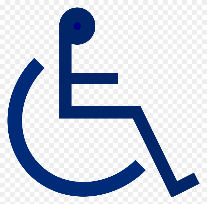 2360x2322 Wheelchair Sign, Alphabet, Text, Symbol HD PNG Download