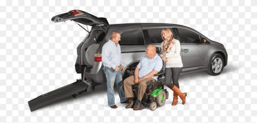 987x434 Wheelchair Van Family Compact Mpv, Chair, Furniture, Person HD PNG Download