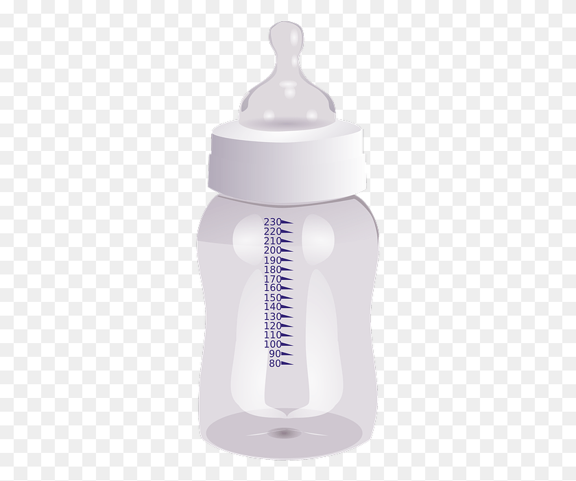 273x641 When Baby Bottle, Jar, Bottle, Cup HD PNG Download