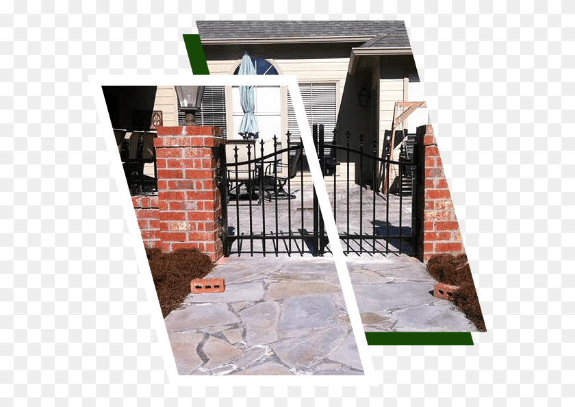 585x534 When Greater Baton Rouge Area Residents Come To Us Gate, Flagstone, Patio, Walkway HD PNG Download