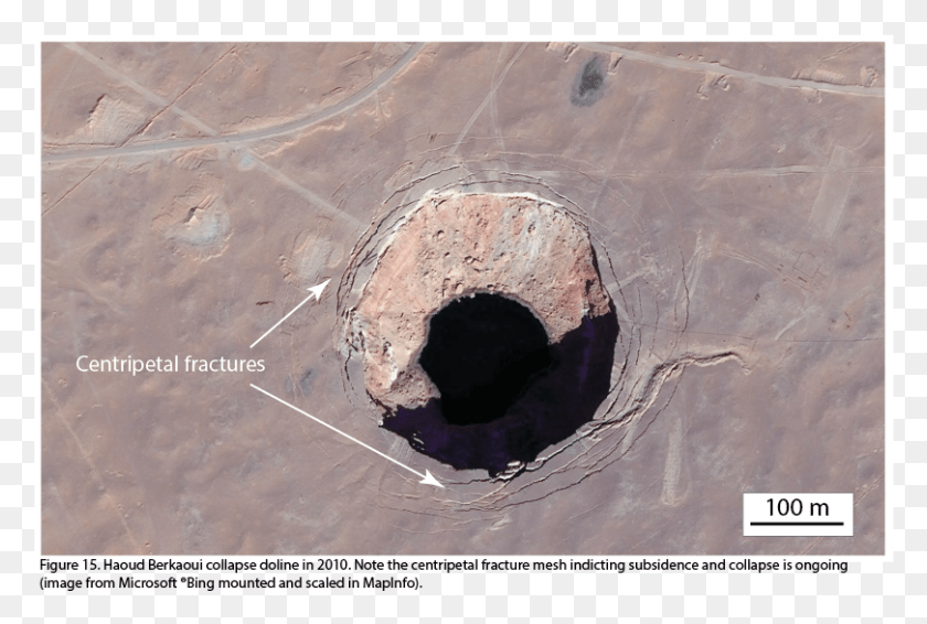 810x526 When It Reached The 600m Level The Well Had Already Aerial Photography, Nature, Hole, Outdoors HD PNG Download