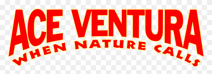 1281x387 Descargar Png When Nature Calls Ace Ventura When Nature Calls Logo, Texto, Etiqueta, Word Hd Png