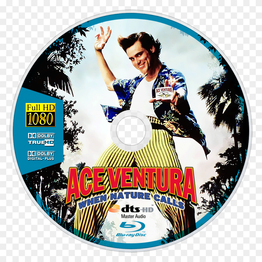 1000x1000 When Nature Calls Bluray Disc Image Ace Ventura When Nature Calls, Disk, Person, Human HD PNG Download
