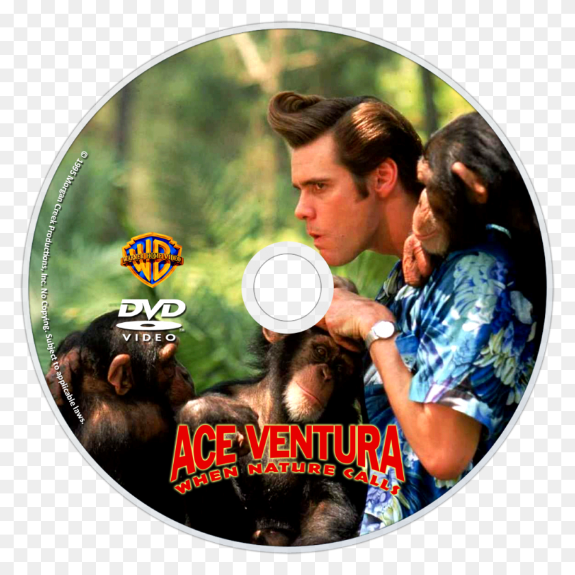 1000x1000 When Nature Calls Dvd Disc Image Ace Ventura When Nature Calls, Disk, Person, Human HD PNG Download