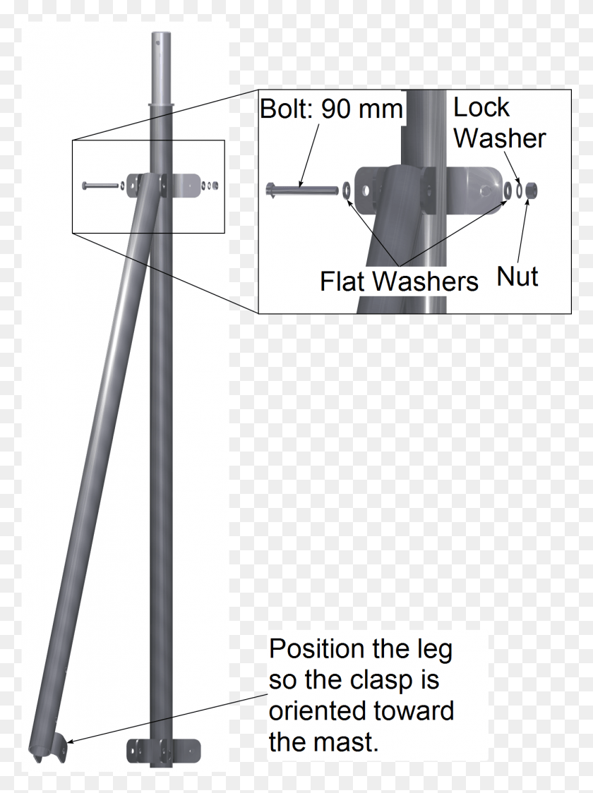 1302x1777 When The Tripod Mast And Legs Are Completely Assembled Poster, Utility Pole, Cable, Power Lines HD PNG Download