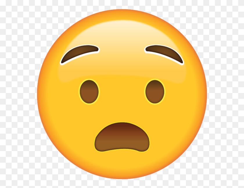 587x587 When You39re Worried And Shocked The Raised Brows And Surprised Emoji Faces, Food, Ball, Clothing HD PNG Download