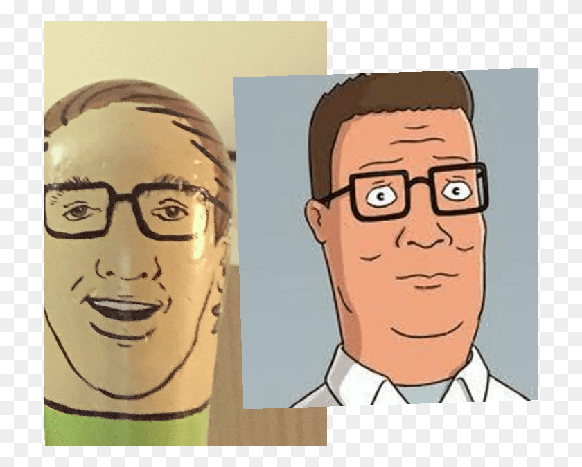 713x615 When Your Son Looks Like Hank Hill Hank Hill Propane, Face, Person, Human HD PNG Download
