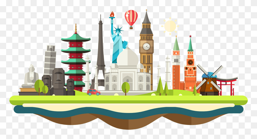 1729x875 ¿Dónde En El Mundo Está Buzzreads World Travel Clipart, Dome, Arquitectura, Edificio Hd Png?