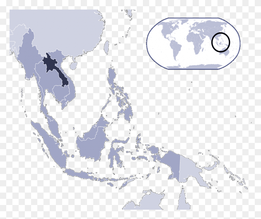 990x819 Where Is Laos Located Thailand In Asean, Map, Diagram, Text HD PNG Download