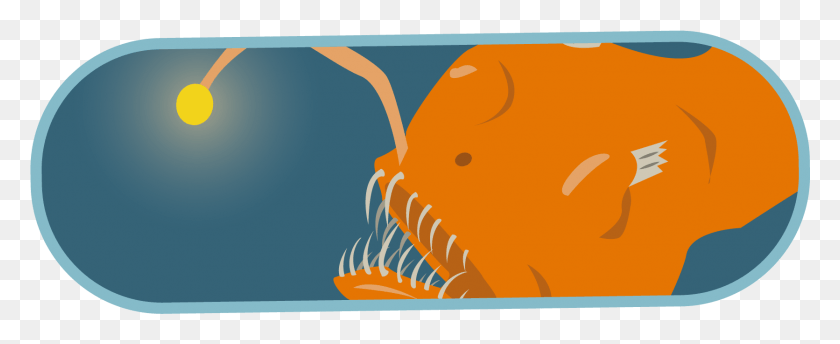 1671x609 Where The Anglerfish Lure Prey With Their Bioluminescent Illustration, Outdoors, Nature, Graphics HD PNG Download