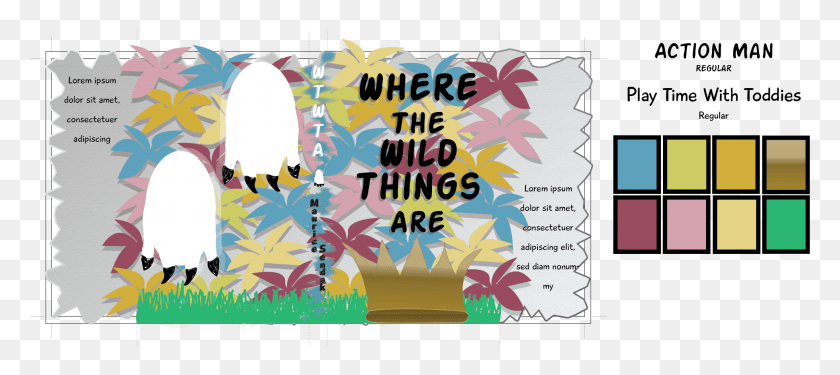 1958x792 Where The Wild Things Are Book Cover Graphic Design, Advertisement, Flyer, Poster Descargar Hd Png