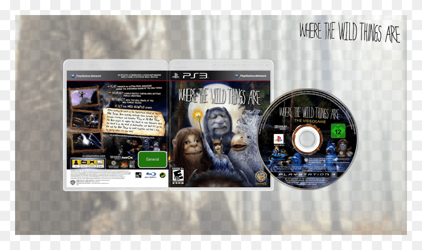 1600x900 Where The Wild Things Are Ps3 Cd, Disk, Dvd, Person HD PNG Download
