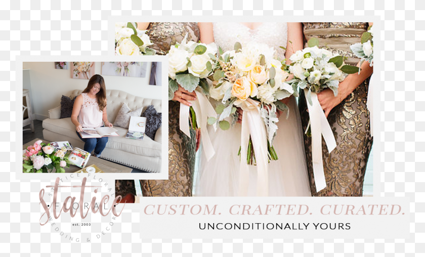 1161x667 Where We Curate Exquisite Wedding And Floral Dcor Bouquet, Person, Plant, Flower Bouquet HD PNG Download