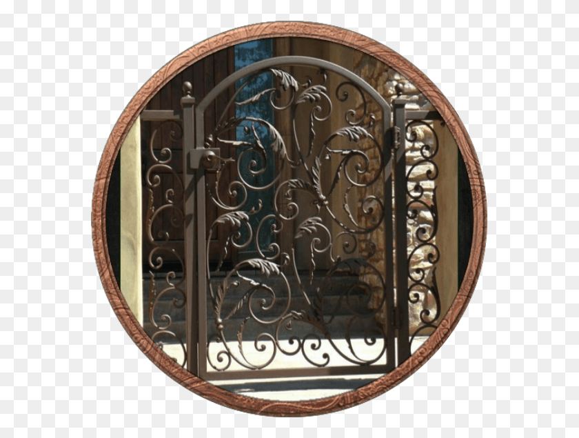 575x575 Whether You Want To Keep The Burglars Out Or The Dogs Decorative Metal Garden Gates, Furniture, Gate, Screen HD PNG Download