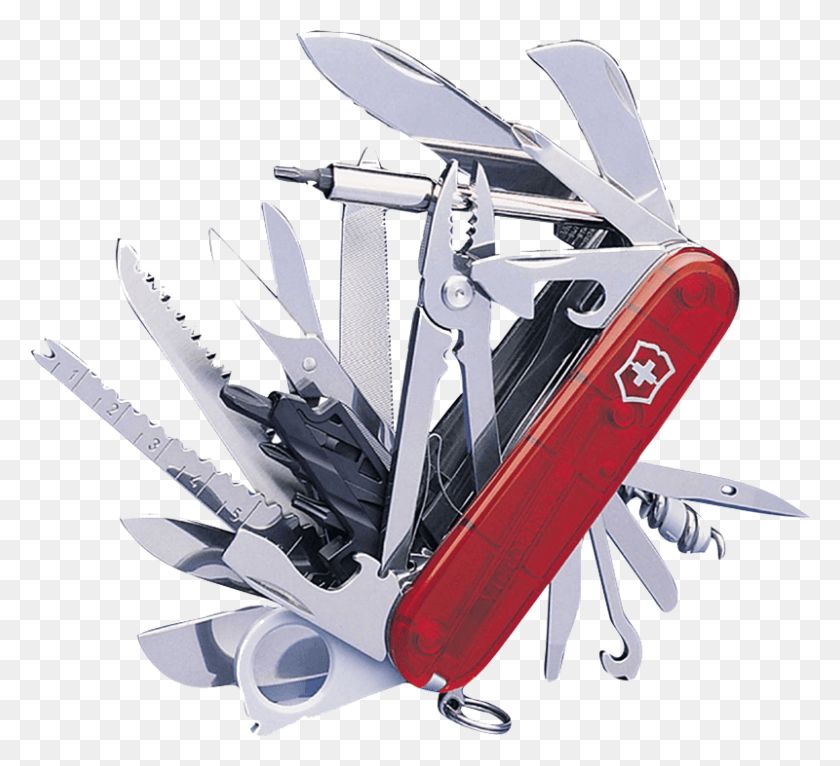 800x725 Which Tool Do You Believe Gets Used More Most Complex Swiss Army Knife, Blade, Weapon, Weaponry HD PNG Download