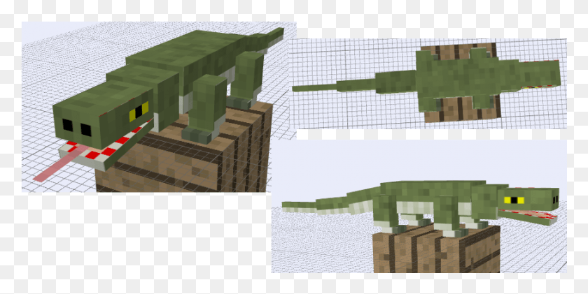 870x403 While Not A True Dragon It39s Nonetheless A Deadly Minecraft Komodo Dragon, Toy, Brick HD PNG Download