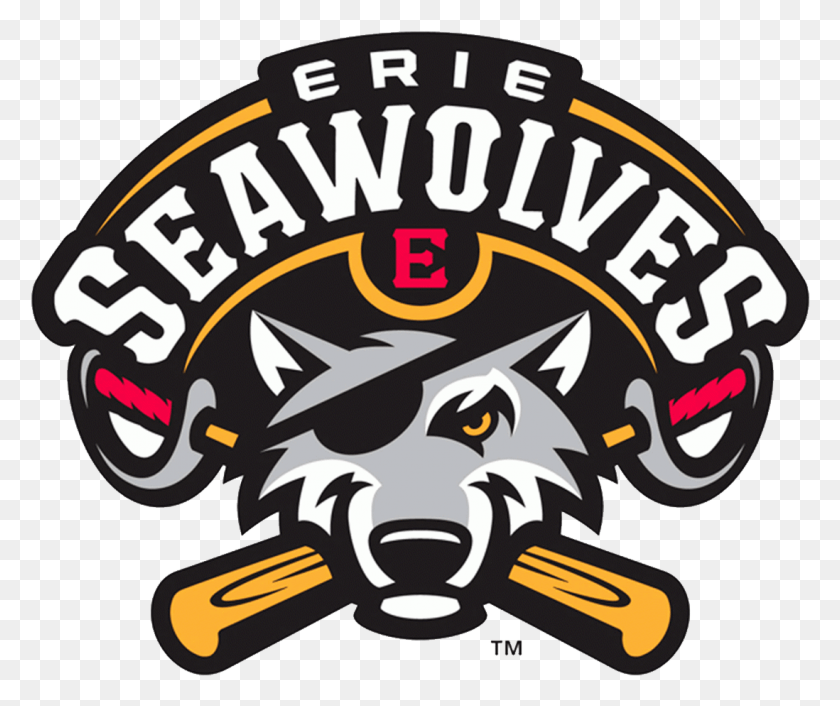 1098x910 While The Erie Seawolves Are The Double A Affiliate Erie Seawolves Logo, Label, Text, Beer HD PNG Download