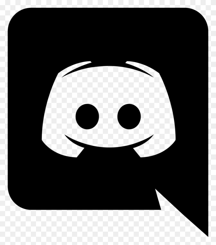 856x980 While We Do Offer Email Contact We39re More Active Discord Logo Black And White, Gray, World Of Warcraft HD PNG Download