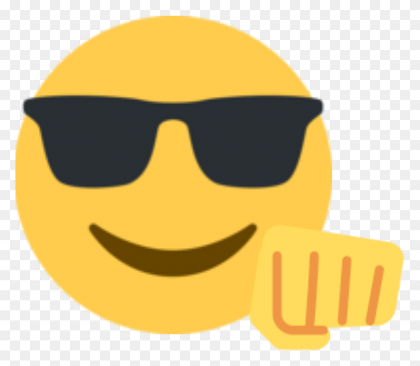 980x844 Whip Discord Emoji Smiley, Sunglasses, Accessories, Accessory HD PNG Download