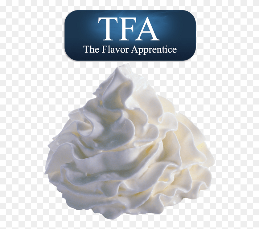 556x685 Whipped Cream Concentrate Tfa Whipped Cream Transparent, Dessert, Food, Creme HD PNG Download