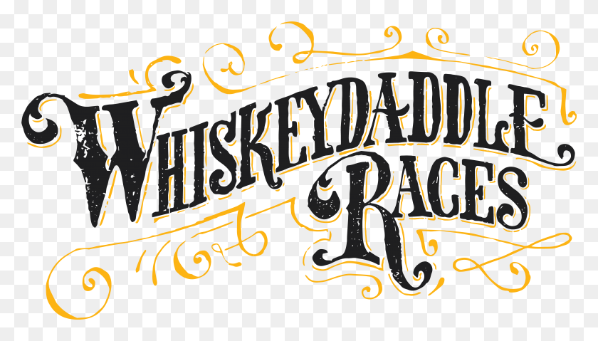 7152x3842 Whiskeydaddle Races, Text, Calligraphy, Handwriting HD PNG Download