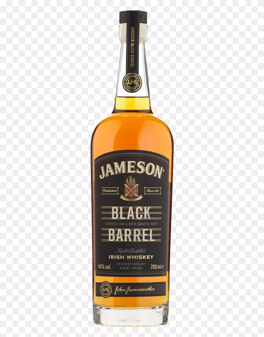269x1012 Whisky Jameson Black Barrel 70cl Jameson Whiskey, Liquor, Alcohol, Beverage HD PNG Download
