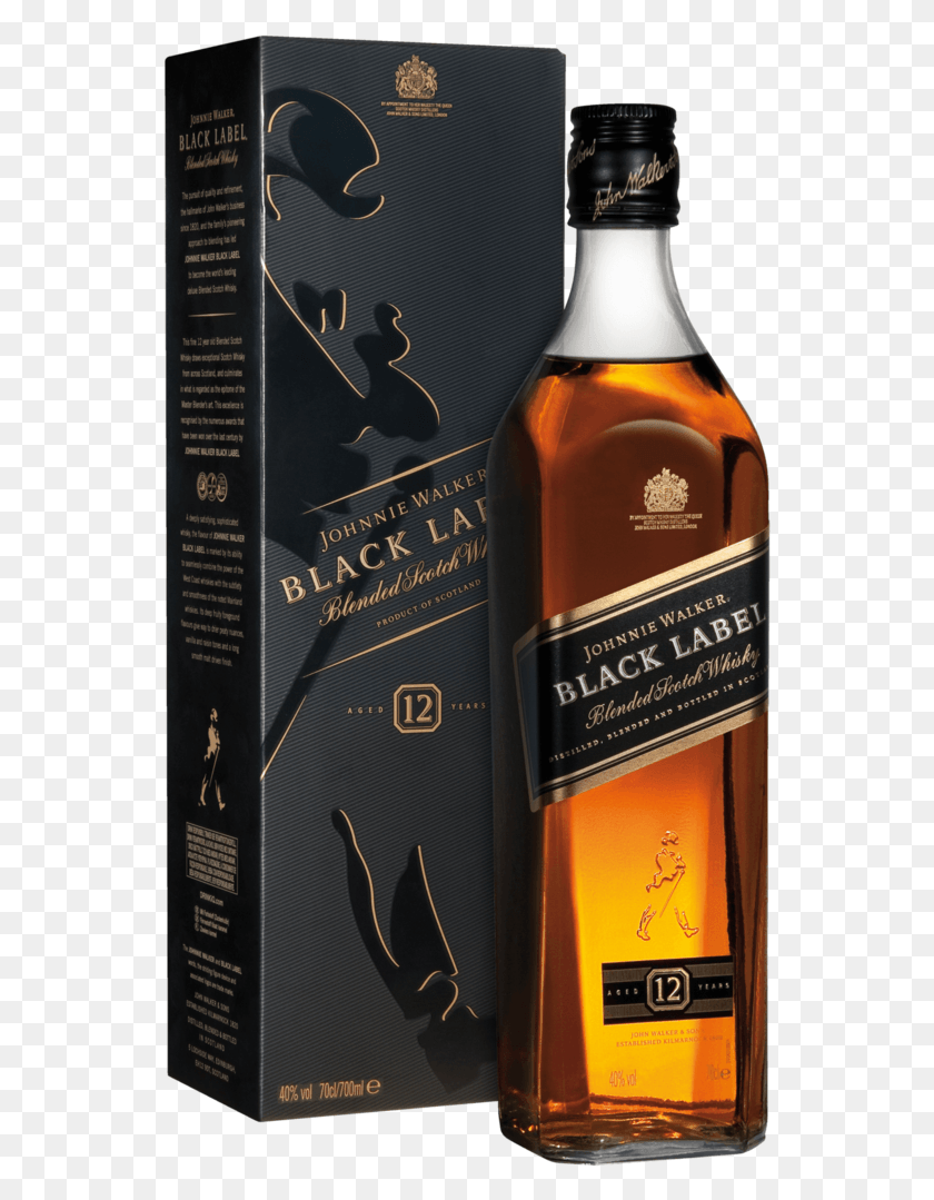 547x1019 Whisky Johnnie Walker Black, Liquor, Alcohol, Beverage HD PNG Download