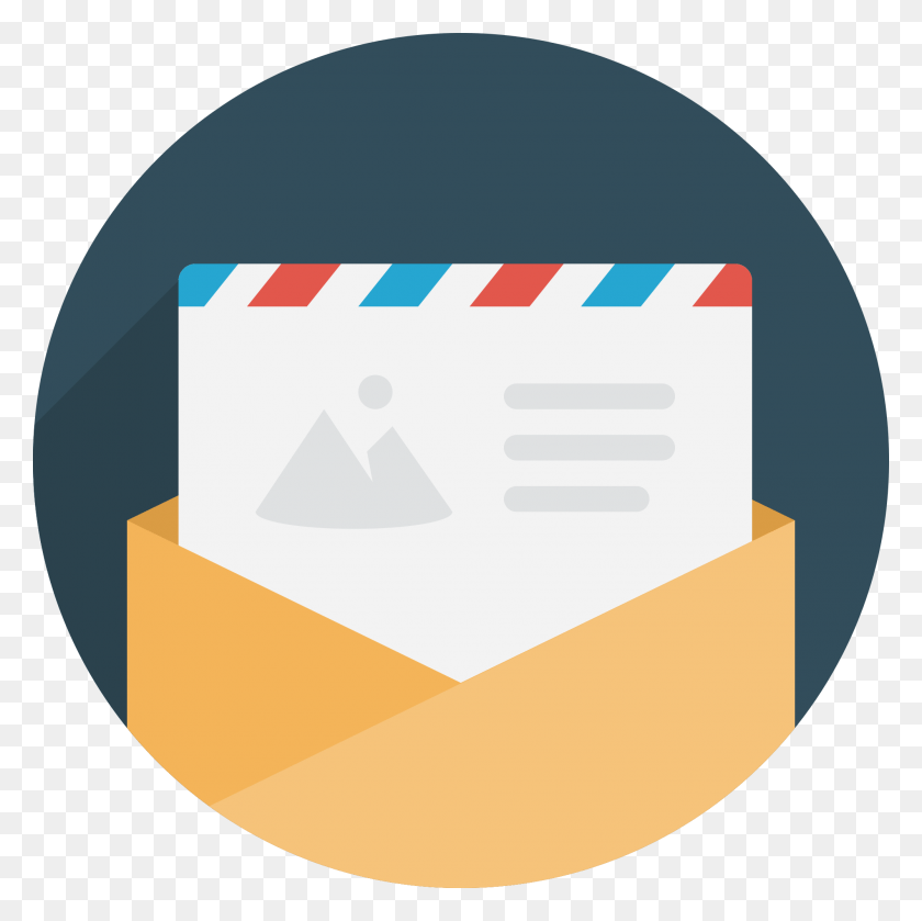 2000x2000 Whispering Saints Newsletter Sending Email Gif Transparent, Airmail, Mail, Envelope Descargar Hd Png